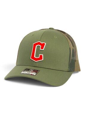 Cleveland Guardians Diamond C 3D Snapback Trucker Hat- Loden Camo